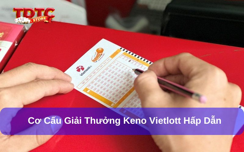 Rất nhiều giải thưởng khác nhau khi tham gia Keno Vietlott