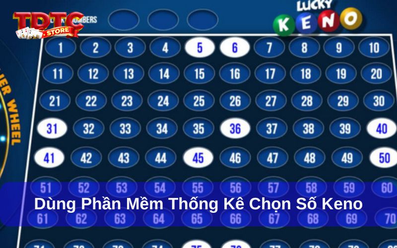 Dùng phần mềm thống kê hỗ trợ chơi Keno online